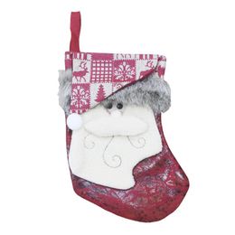 Gift For New Year Christmas Decor Party Decorations Santa Claus Christmas Stocking Candy Socks Gifts Bag For Home