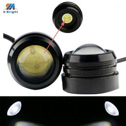 Other Lighting System YM E-Bright!4X(2pairs) 40*30mm 3W Led Car Lights Eagle Eye Daytime Running Light DRL Lamp Fog White With Screw1