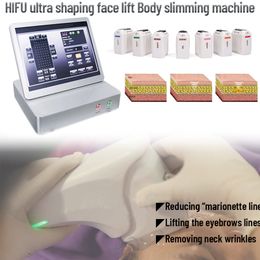 3D HIFU Professional Ultrasound Machine Skin Rejuvenation Beauty Machine With 8 Cartridges For Body And Face Lifting