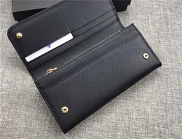 Women wallets designer long wallet cross cowhid leather purse PR card holder Fashion Genuine leather purse Couple wallets 19 10 2C292n