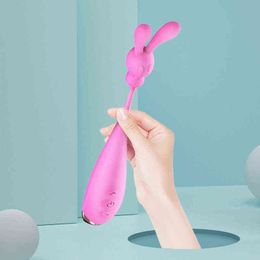 NXY Vibrators Sex toys women's masturbation AV silicone vibrating stick Eros G-point appliance 0222