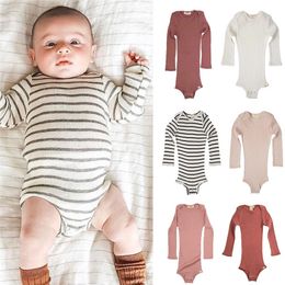 Enke MM 30% Silk Baby Autumn Clothes Long Sleeve Autumn Romper High Quality Infant Boy Girl High Elasticity One-piece LJ201023