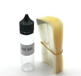 2022 new Heat Shrink Film Clear Heat Shrinks Wrap Film for 60ml PET Pen Shape Plastic Bottle PVC Shrink Seal via DHL