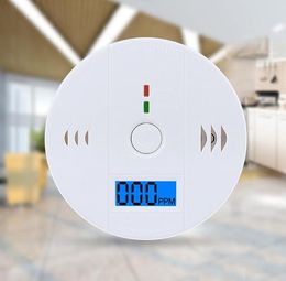 Carbon Monoxide Detector Tester Poisoning CO Gas Sensor Alarm for Home Security Safety with Retail box Include 3pcs Battery SN984