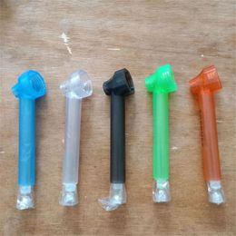 Plastic pipe creative water pipe glass small hookah detachable hookah accessories