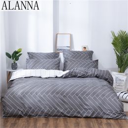 Alanna X-1022 Printed Solid bedding sets Home Bedding Set 4-7pcs High Quality Lovely Pattern with Star tree flower 201021