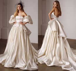 Elegant Garden Plus Size A Line Wedding Dresses Bridal Gowns Sweetheart Floor Length Pleats Marriage Second Reception Dresses Custom Made