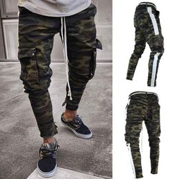 Fashion- Mens Skinny Stretch Denim Pants Pleated Ripped Freyed Slim Fit Jeans Trousers