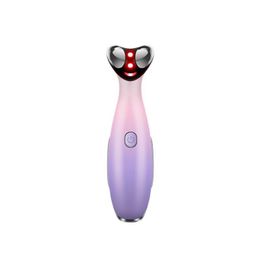 RF Electric Eye Massager Anti Wrinkle Eye Massage Anti Aging Eye Care Hot Massage USB Beauty Device Microniddle Roller for Face