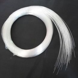 Hot sales 100PCS X 0.5mm X 2 Meter Neon Sign end glow PMMA optic fiber cable for star ceiling light free ship