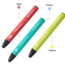 1.75mm DIY 3D Pen Touch Sensing PenUSB Charging 3D Printing Pen+25M PCL Filament Creative Toy Gift For Kids Design