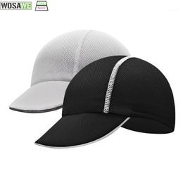 Men Women Reflective Cycling Cap Summer Breathable Running Fishing Hiking Motocycle Head Hat MTB Bike Headwear Caps & Masks