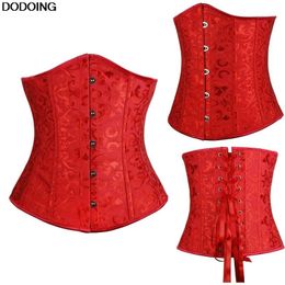 Corset Underbust Top Selling US Europe Style Beauty Sexy Female Intimates Cincher High Quality Corset Jacquard Plus Size Corsets1