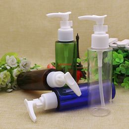 30pcs 100ml empty cosmetics lotion cream plastic bottles,100cc shampoo pump container bottles shower gel PET bottlegood package