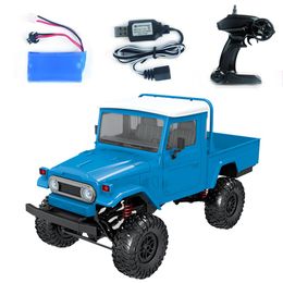 1:12 4WD MN-45/MN-45K RC Crawler Car 2.4G Remote Control Big Foot Off-road Crawler Military Vehicle Model RTR Toy