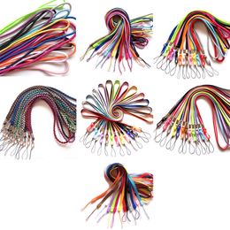-Clips de cordón Collar de colores Cuerda de cuerda Cuello de cuerda para caliburn Novo Evod Ego POD Ecig con tapa de polvo de silicona O Anillo 7 Tipos DHL