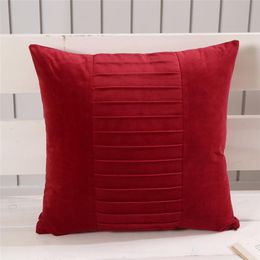 cojín almohada decorativa diseño de rayas velvet funda de almohada