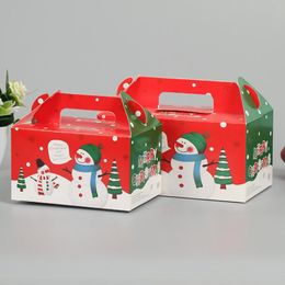 Christmas Box Storage Boxes Gingerbread Cookie Orange Cake Biscuit Candy Gift Packaged Box Free Shipping LX3591