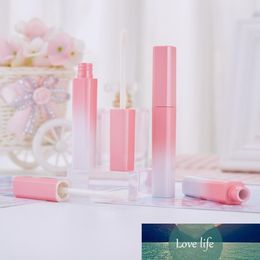 Tubos de brillo de labios rosa degradado 3.5 ml botellas recipientes recipientes de bálsamo labial envasado con brillo de labios contenedor cosmético