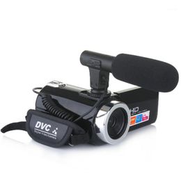 Videocamera con schermo tattile da 3,0 pollici per visione notturna 4K Fotocamera con zoom digitale 18x con videocamera Micro HD DV1