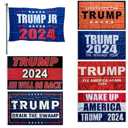 Trump 2024 Will Be Back Flag Banners Presidential Election Supporters Flags Banner