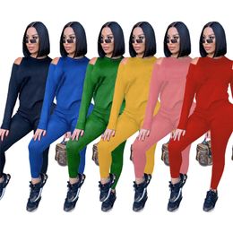 Womens Tracksuit Two Pieces Set Designer Hooded Long Sleeve Sportswear Trousers Outfits Ladies New Fashion Sportswear Street Clothes 0250