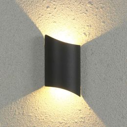 LED impermeabile 10W Doppia testa a testa per esterni, per balcone corridoio porta terrazza nero lampada110v 220v fashion126