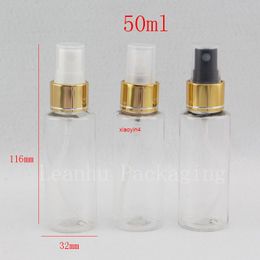 50ML Transparent PET Skin Care Makeup Water Bottles With Spray Pump,Empty Cosmetic Containers,Mini Sample Container,Spray Bottlegood package