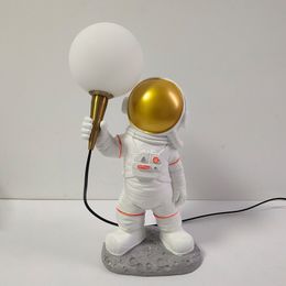 Astronaut Table Lamps Resin Desk Lamp Nordic Bedroom Light home decoration Living Room Decor Space Man