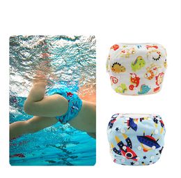 15 Colours Unisex Waterproof Adjustable Cloth Diapers Pant Baby Reusable Washable Pool Swim Diaper M3048