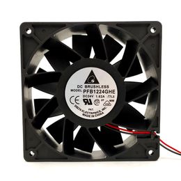 For Delta Electronics PFB1224GHE T500 DC 24V 1.62A 120x120x38mm 2-Wire Server Cooler Fan