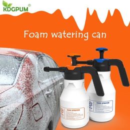 2L Foam Sprayer Pressure Pump Car Wash Watering Can Foam Nozzle For Home Window Cleaning Tools Y200106