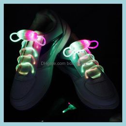 Shoe Parts & Accessories Shoes Led Flashing Shoelace Light Up Disco Party Fun Glow Laces 500Pcs/Lot=250Pairs Halloween Christmas Gift Fedex