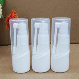 100PCS 25ml Empty Plastic Nasal Bottle Small Rotation Mist Spray Bottles Nose Pharmaceutical Medicine Atomizer