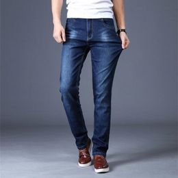 Business Straight Jeans Stretch Denim Men Jeans Denim Pants On Hot Sales 201117