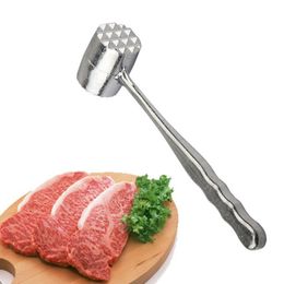 Double Side Aluminium Meat Hammer Kitchen Cook Tool Accessories Professional Meat Hammers Tenderizer Steak Beef Pork Chicken Hammers WDH1248