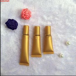 free Shipping New Style 5 ml 10 15 Empty Gold Plastic Tube Bottles Packaging Eye Gel Cosmetic Containersgood qualtity