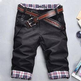 Summer Fashion Men Shorts Surf Board Beachwear Cultivate One's Morality Pants Casual Slim Fit Short Jeans Trousers 220301