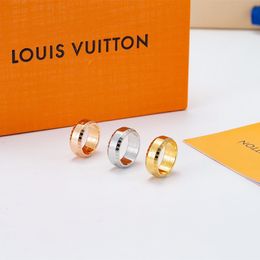Письмовая печать модного дизайнерского кольца для мужчины или женщины высококачественные титановые стальные ювелирные украшения