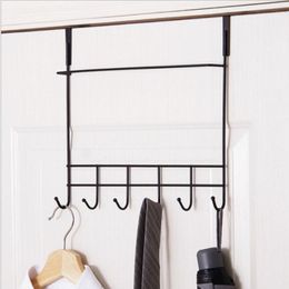 Hooks & Rails Luxury 6 Hanger Towel Hat Coat Clothes Wall Hook Over Door Bathroom Hooks1