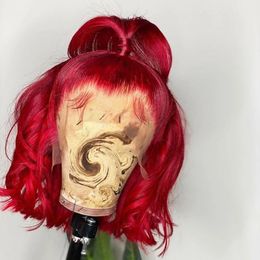 dark red wig uk