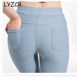 Skinny Jeans Leggings for Women Slim Casual Women's Stretch Leggings Plus Size Leggings Women Pants Big Stretch Leggins Mujer 201202