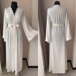 White Maternity Dresses Chiffon Silk Belt Maternity Gown for Photoshoot Boudoir Lingerie Robes Bathrobe Nightwear Babydoll Robe Baby Shower