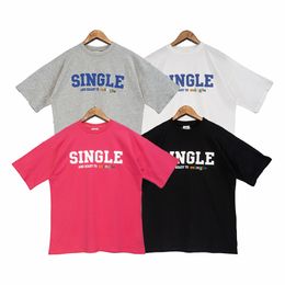 Crew Neck T shirt Men Women High Quality Ready to Mingle Tee Tops VTM Short Sleeve