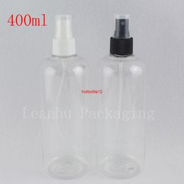 Big Size Transparent Empty Spray Bottles Plastic 400ml Clear PET Container Mist Pump Atomizer Perfume Bottle 15pc/lotshipping