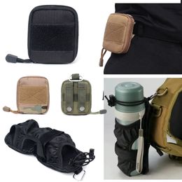 Outdoor Sports Hydration Pack Assault Combat Molle Bag Tactical Molle Foldable Water Bottle Pouch NO11-658