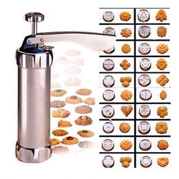 High quality Cookie Biscuits Press Machine Kitchen Tool Cake Decorating Biscuit Maker Set Baking Pastry Tools Cookie Mould Y200612