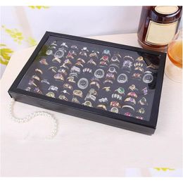 Jewelry Rings Display Tray Velvet 100 Slot Case Box Jewelry Storage Box Rings Display Tray Velvet 100 Slot Case F.7 Ej4E7 Csbtj