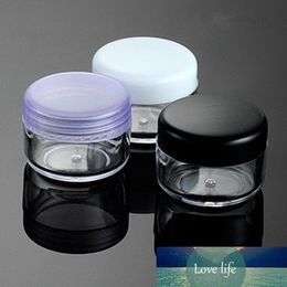 5PCS 5g Mini Plastic Jars Small Round Cream Bottle Jars 5ml Plastic Cosmetic Jar Container Empty Eyeshadow Makeup Jar Pot