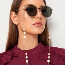New Arrival All-Purpose Eyeglasses Chains With Lobster Clasp Metal And Artificial Pearls Beautiful Face Masks Mouth Mask Chain